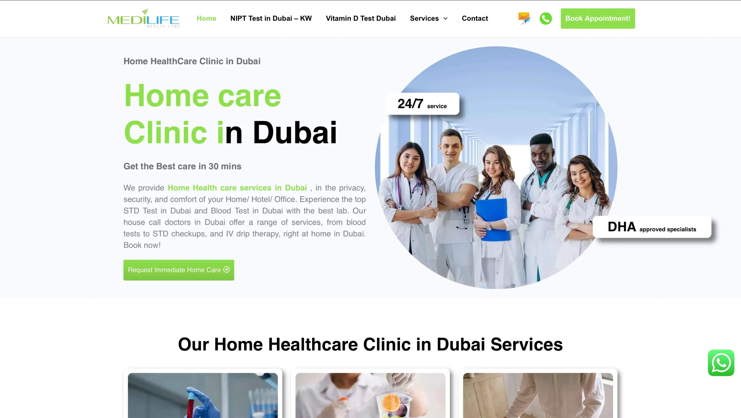 How We Helped Medilife Home Healthcare Enhance Their Online Presence