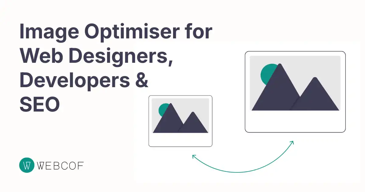 Webcof Image Optimiser for Web Designers Developers SEO